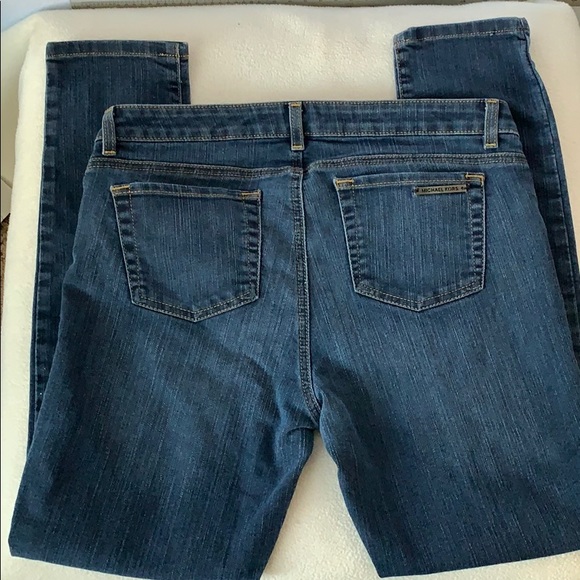 Michael Kors Straight Leg Blue Jeans - Picture 8 of 15